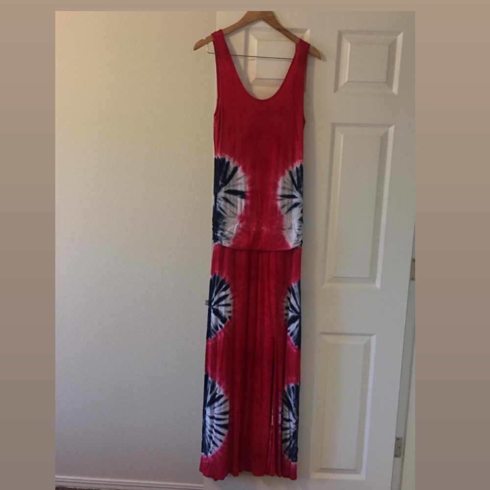 Size Medium Tie-Dye Maxi Summer Dress